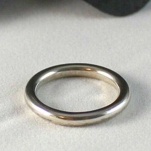 Sterling Silver PANDORA Softly Spoken Stack Ring Size 7